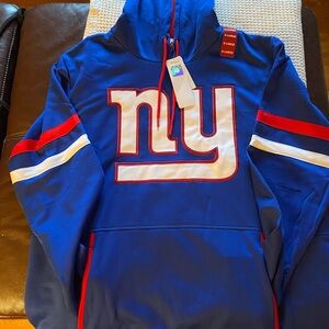 NEW YORK GIANTS NFL TEAM APPAREL FLEECE PULLOVER HOODIE NWT - SIZE XL